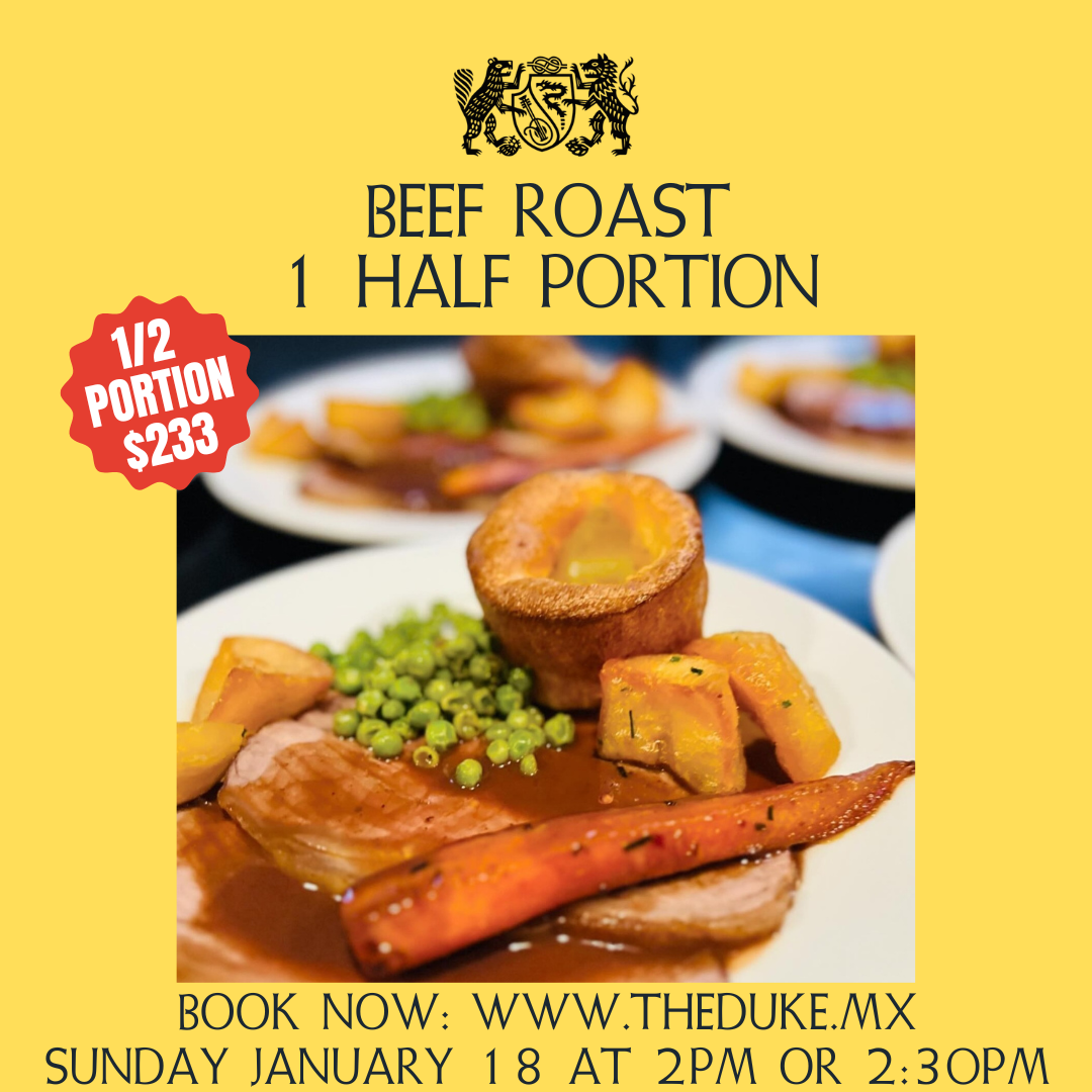 Roast Beef Dinner (HALF PORTION $233)